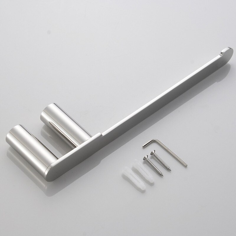 LIUYUE wieszak na ręczniki chrom/matowy nikiel ze stali nierdzewnej naścienny ręcznik łazienkowy wieszak na ręczniki akcesoria łazienkowe