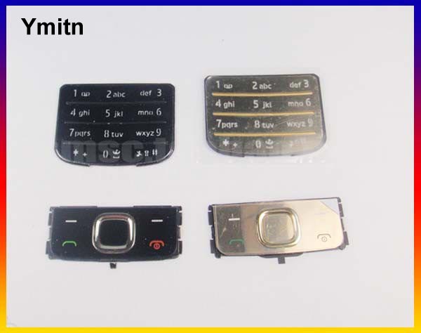 Zwart/Zilveren/Gouden Ymitn Behuizing Home hoofdmenu toetsenborden knop beschermhoes Voor NOKIA 6700 6700C