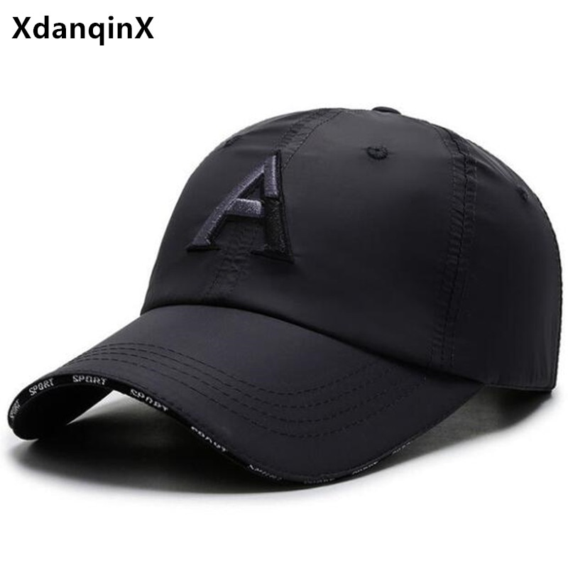 Xdanqinx Mode Sport Cap Brief Borduurwerk Baseball Cap Voor Mannen Vrouwen Verstelbare Size Casual Mannen Caps Vrouwen 'S Hoed