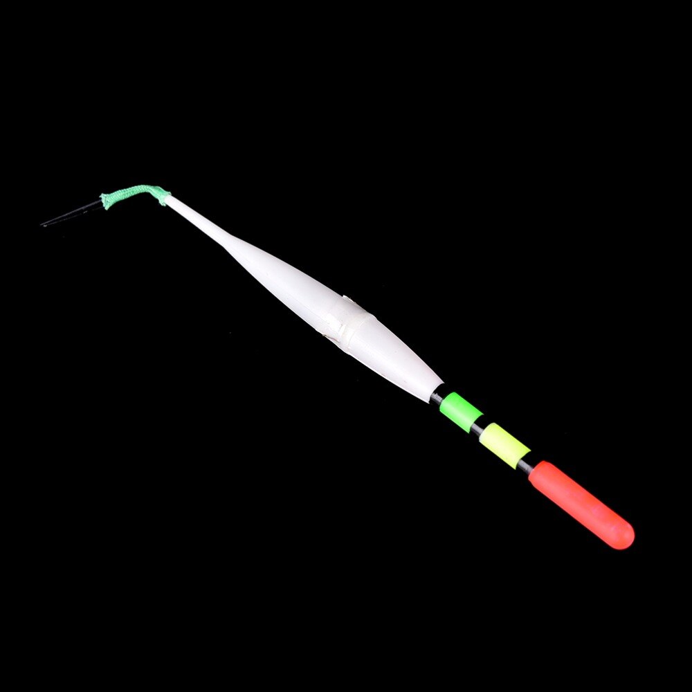 1Pc Luminous Fishing Float Plastic Floater Buoy Vertical Battery Operated LED Float For Dark Water Night Fishing