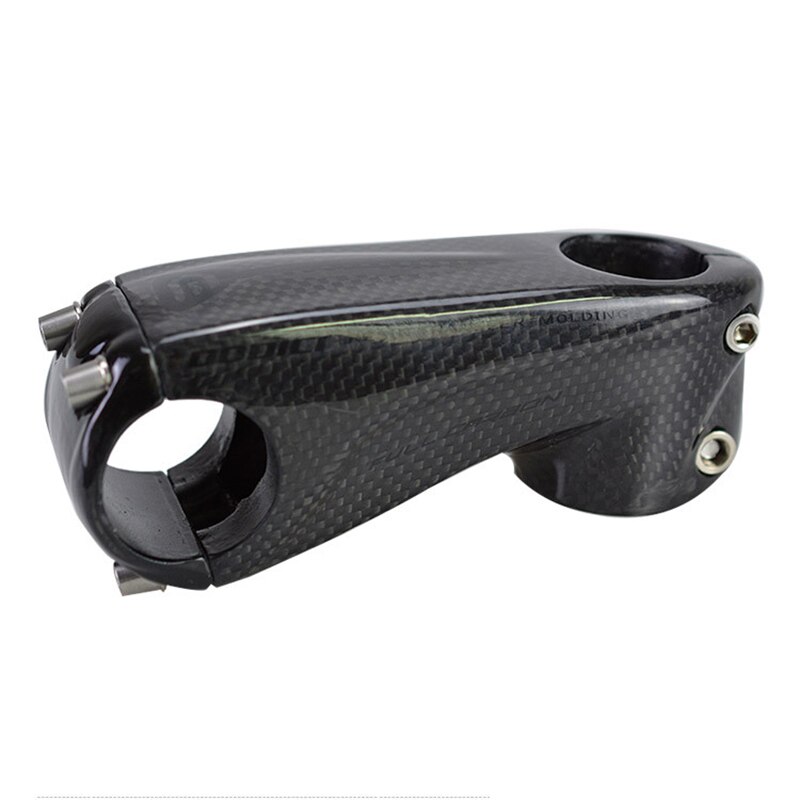 voll Kohlenstoff Vorbau MTB mountainbike 10 grad 31,8 MM Rennrad Kohlenstoff Stengel positiv und Negativ Radfahren Energie Teile fahrrad Stengel: Schwarz 100mm
