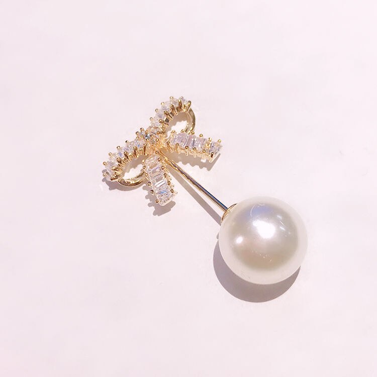 Big Beads Simulated Pearl Brooch Pin Dress Rhinestone Decoration Buckle Pin Jewelry Brooches For Men Women: J