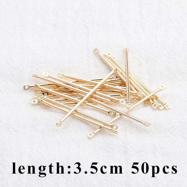 YEGUI M811,jewelry accessories,needle,18k gold plated,0.3 microns,diy accessories,nickel free,charm,jewelry making,50pcs/lot: M81104