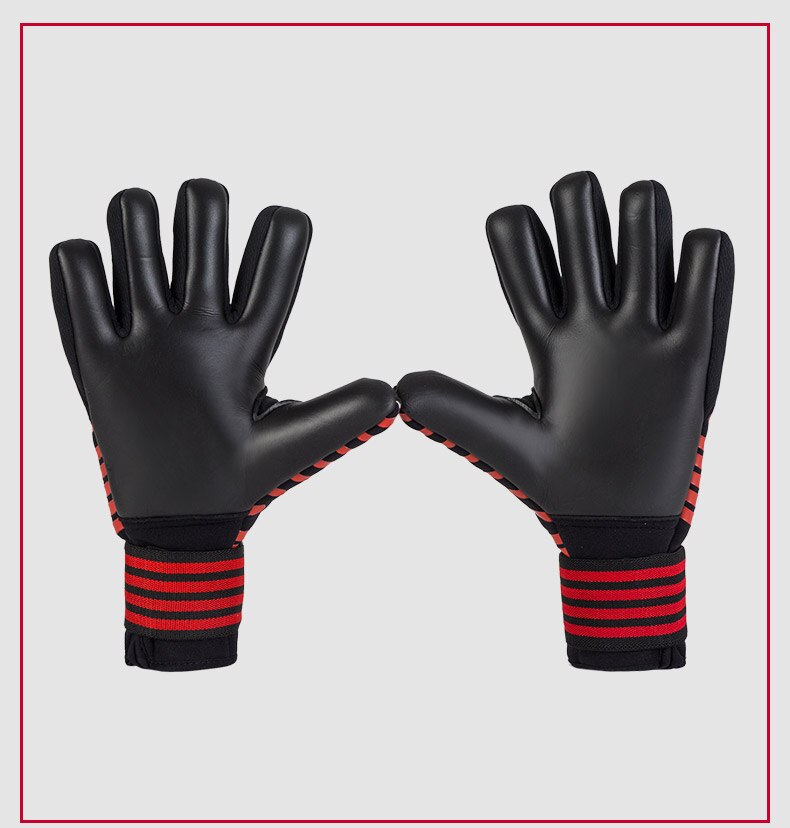 Brand Goalkeeper Gloves without Finger Protection Thickened Latex Soccer Football Goalie Gloves Goal keeper Gloves