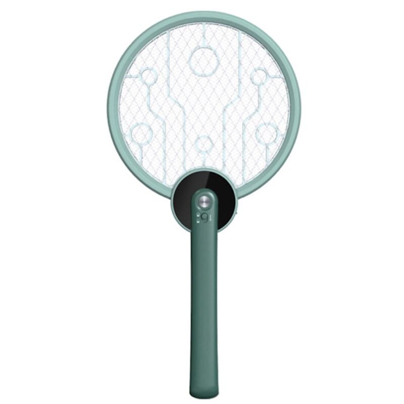 Opvouwbare Elektrische Bug Zapper Vliegenmepper Oplaadbare Elektrische Schok Mug 72XF: Green