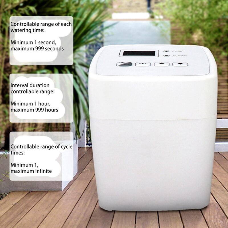 Intelligent Drip Irrigation System Automatic Watering Timer Garden Self-Watering Pump for Flowers