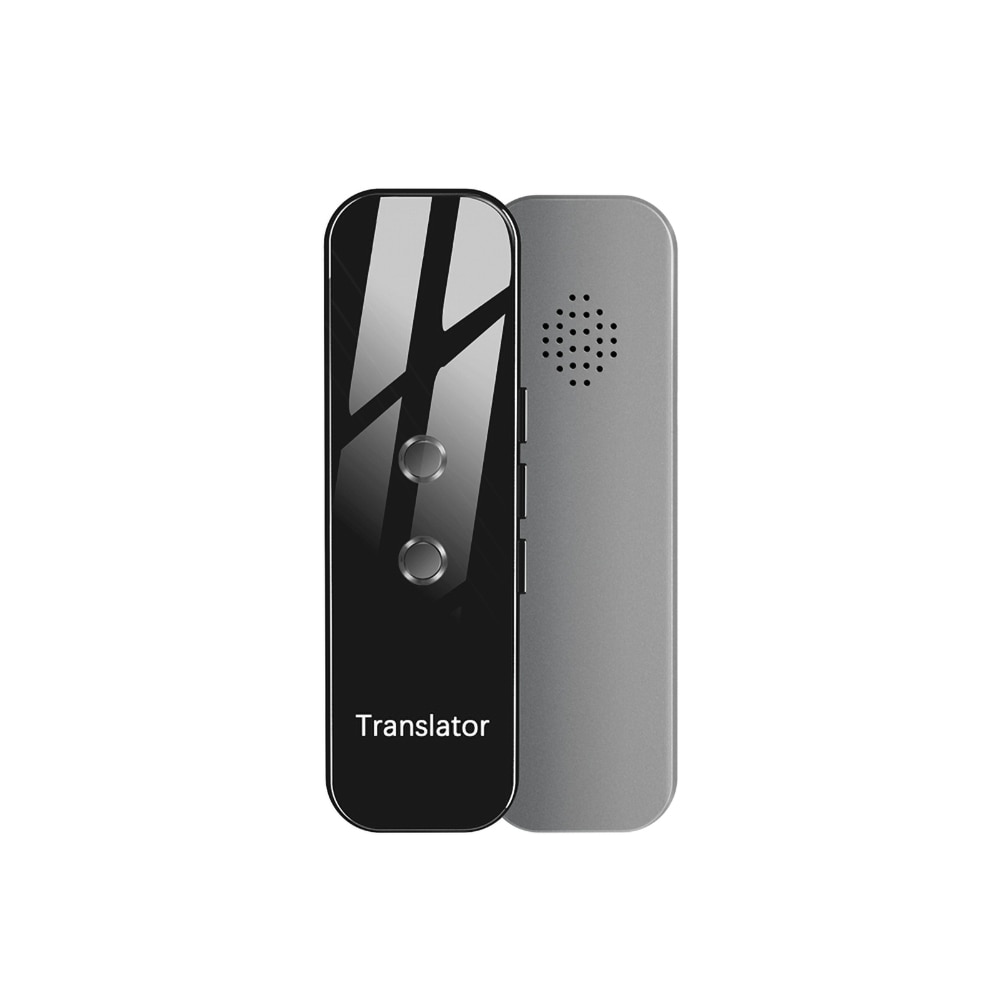 Kebidumei G6 dispositif de traducteur vocal intelligent électronique Portable 3 en 1 texte vocal traducteur de langue Bluetooth photographique: Grey