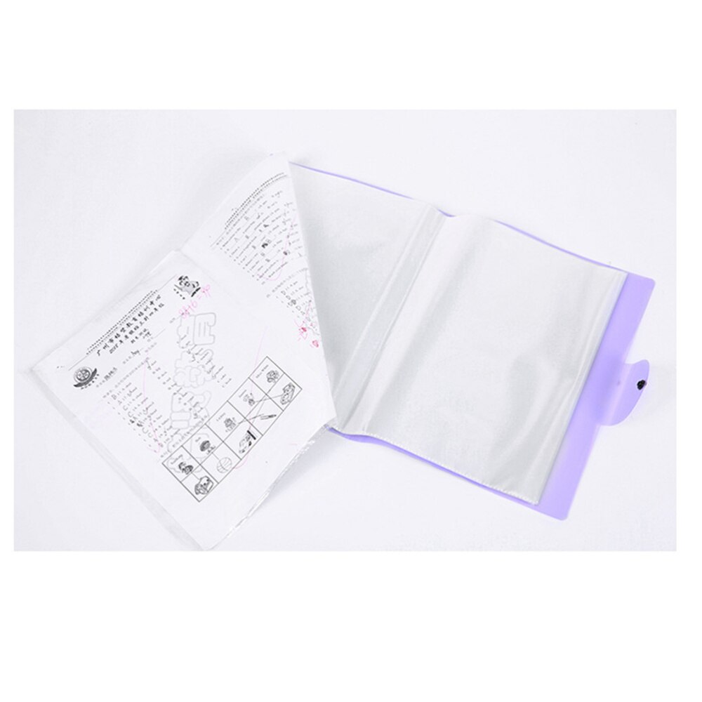 1pc mapper praktisk  a3 papir arrangør papirbinder til hjemmet