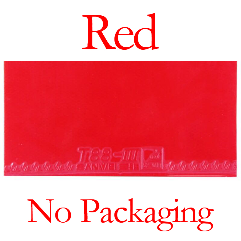 Original SANWEI T88-3 Table Tennis Rubber Allround Type Spin Speed Control Loop T88 Ping Pong Sponge: Red