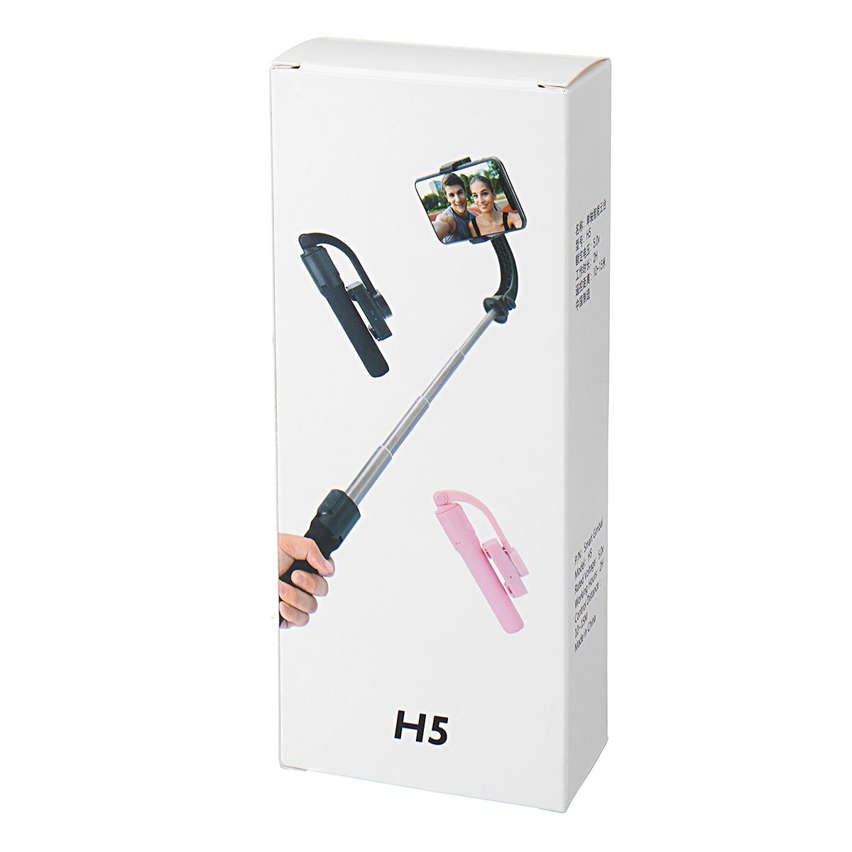 H5 stabilizzatore palmare monoasse cellulare registrazione Video Smartphone Gimbal Selfie Stick telecomando Bluetooth per Action Camera phone