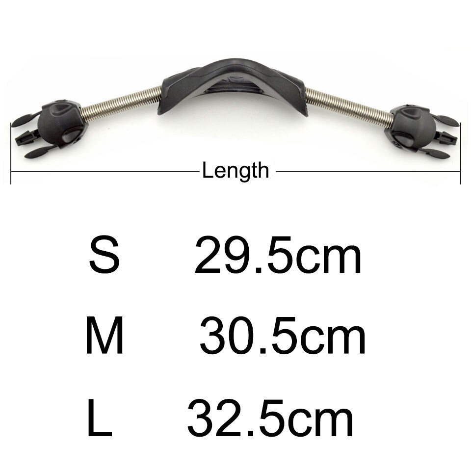 2PC Snorkeling SCUBA Diving Spring Fin Strap with Quick Release Buckle