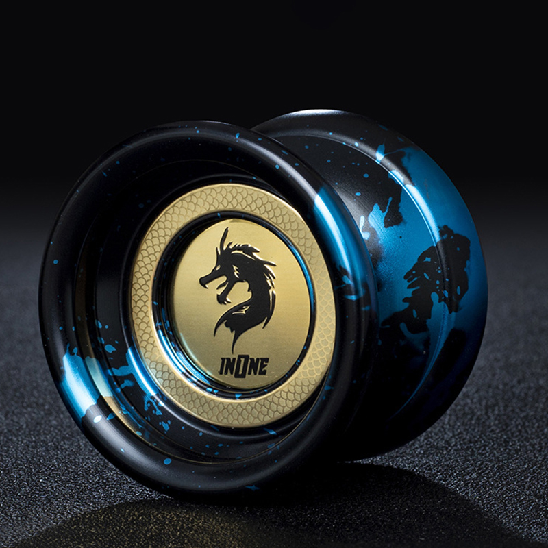 Yoyo Magic Yoyo Metal Yoyo With 10 Ball Bearing Alloy Aluminum High Speed Unresponsive Yo Yo Classic Toys For Kids: plum