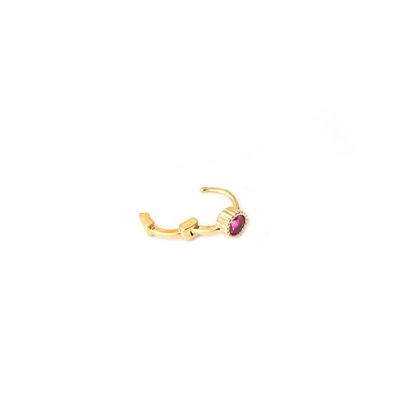 1 stück Neue Mini 5mm Kleine Band Ohrring 2022 für Wurf Mädchen Schmuck Manschette Ohr Farbe Runde zirkon Ohrringe für Frauen