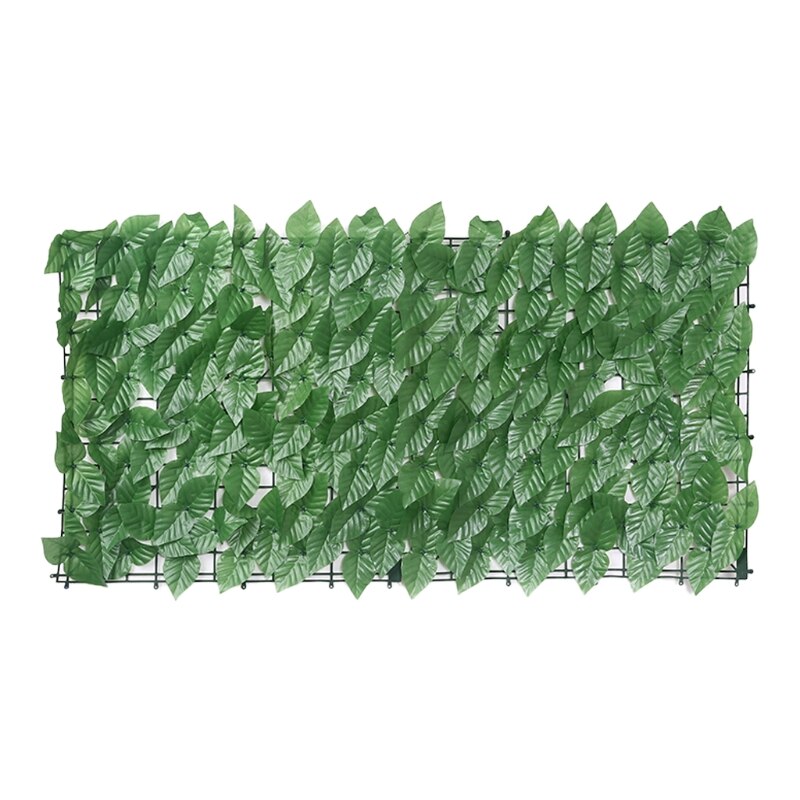 Artificial Leaf Leaves Privacy Fence Screen Stretchable Hedge Vine Decoration for Home Outdoor Garden Yard Wall