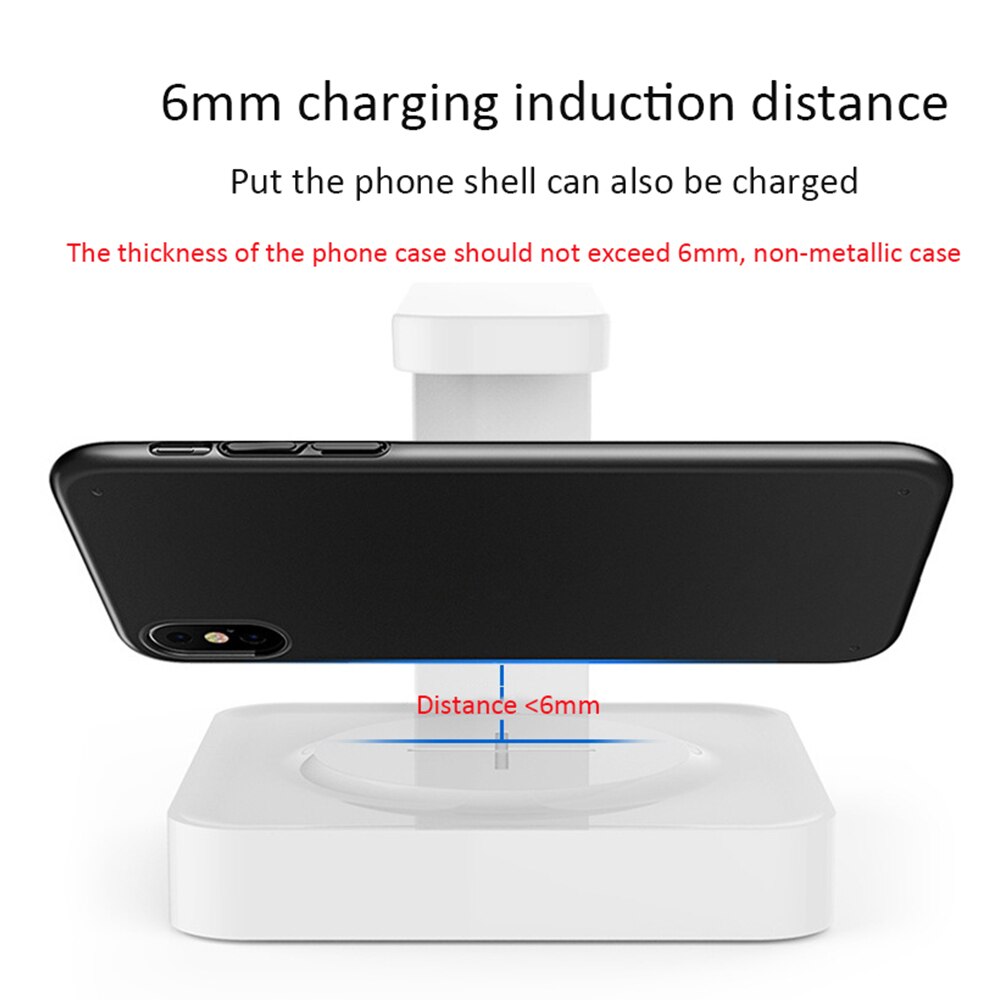 Mobile Phone UV Lamp Sterilizer Portable Smart Wireless Charging Cathode Ultraviolet Sterilization Disinfection