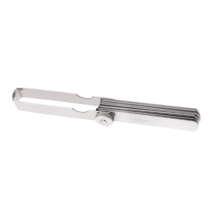 14 hoja 0,05-1mm calibrador de calibre medidor de espesor herramienta de medida rellenador de huecos Métrico