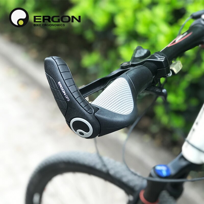 ERGON GP1GP3 GP5 Bicycle Grip Bar Ends Plug MTB Grips Folding Bike Handlebar Grip Cycling Bike Grips For Bicycle Brompton