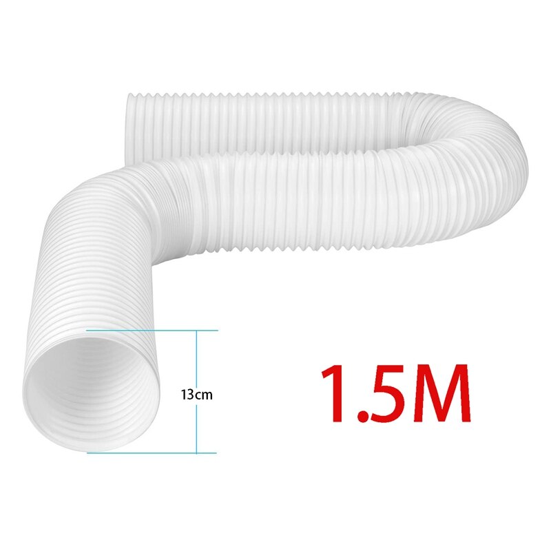 Portable Air Conditioner Exhaust Hose, Universal Pipe Air Conditioner Exhaust Hose 5 inch Width PVC Duct Exhaust Hose