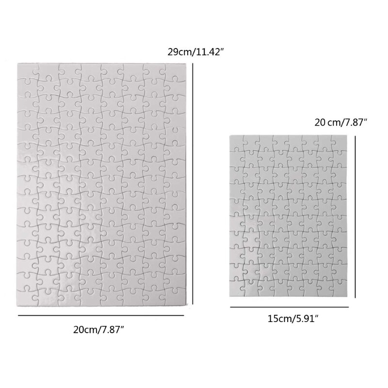 10 Packungen Rätsel A4 A5 Sublimation Rohlinge Rätsel DIY Wärme Transfer Handwerk