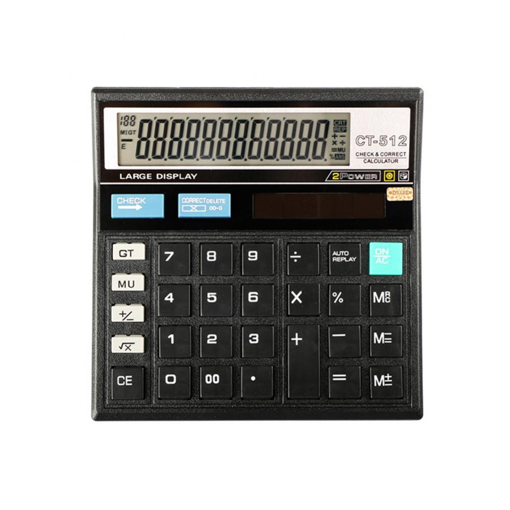 Large Screen Desktop 12 Digit Electronic Calculator Financial Accounting Tool: Default Title