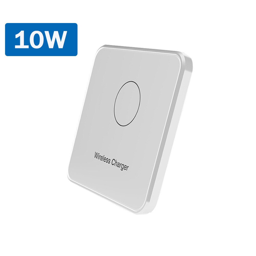 QI iPhone Charger Wireless 11 Pro 8 X XR XS Max 10W USB Apple Wireless Fast Charger Pad for iPhone Samsung Huawei Xiaomi: 10W white