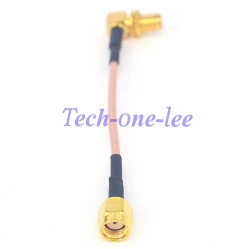 10 piece/lot RP-SMA Female to RP SMA Male Antenna Extension Pigtail Cable RG316 10cm