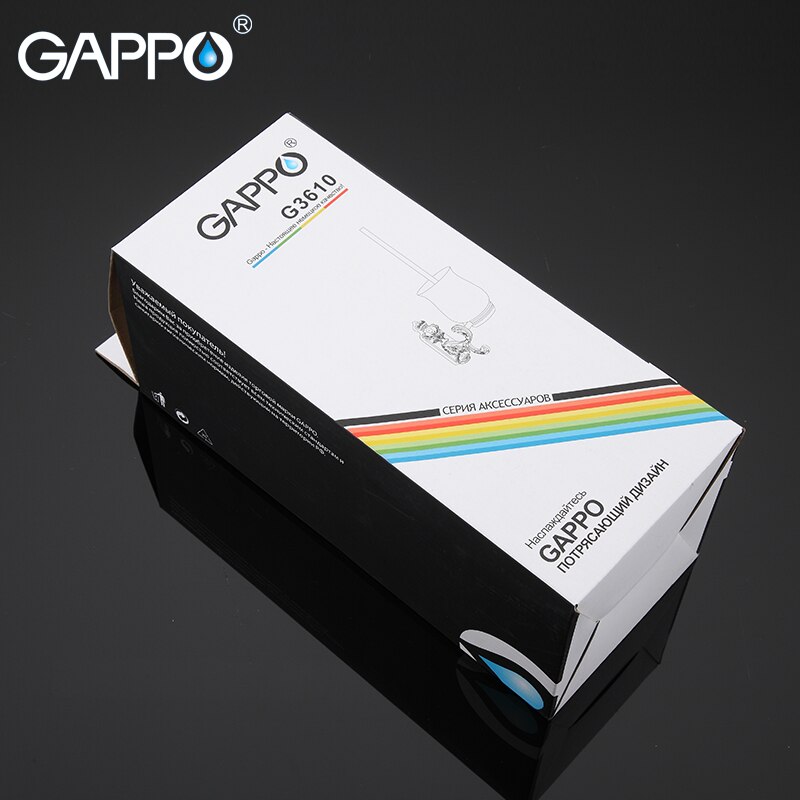 GAPPO Rvs Wc Borstel Houders Wall Mount Enkele Borstel Cetamic bekerhouders Antieke Toiletpot Badkamer Hardware set