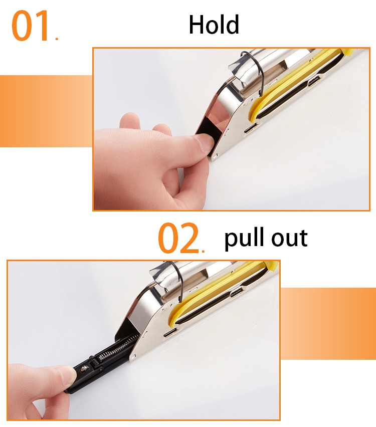 Handmatig Gereedschap Voor Stretch Fotolijst Brancard Gun Drie Stuk, gratis Van Een Doos U-Vormige Nagel