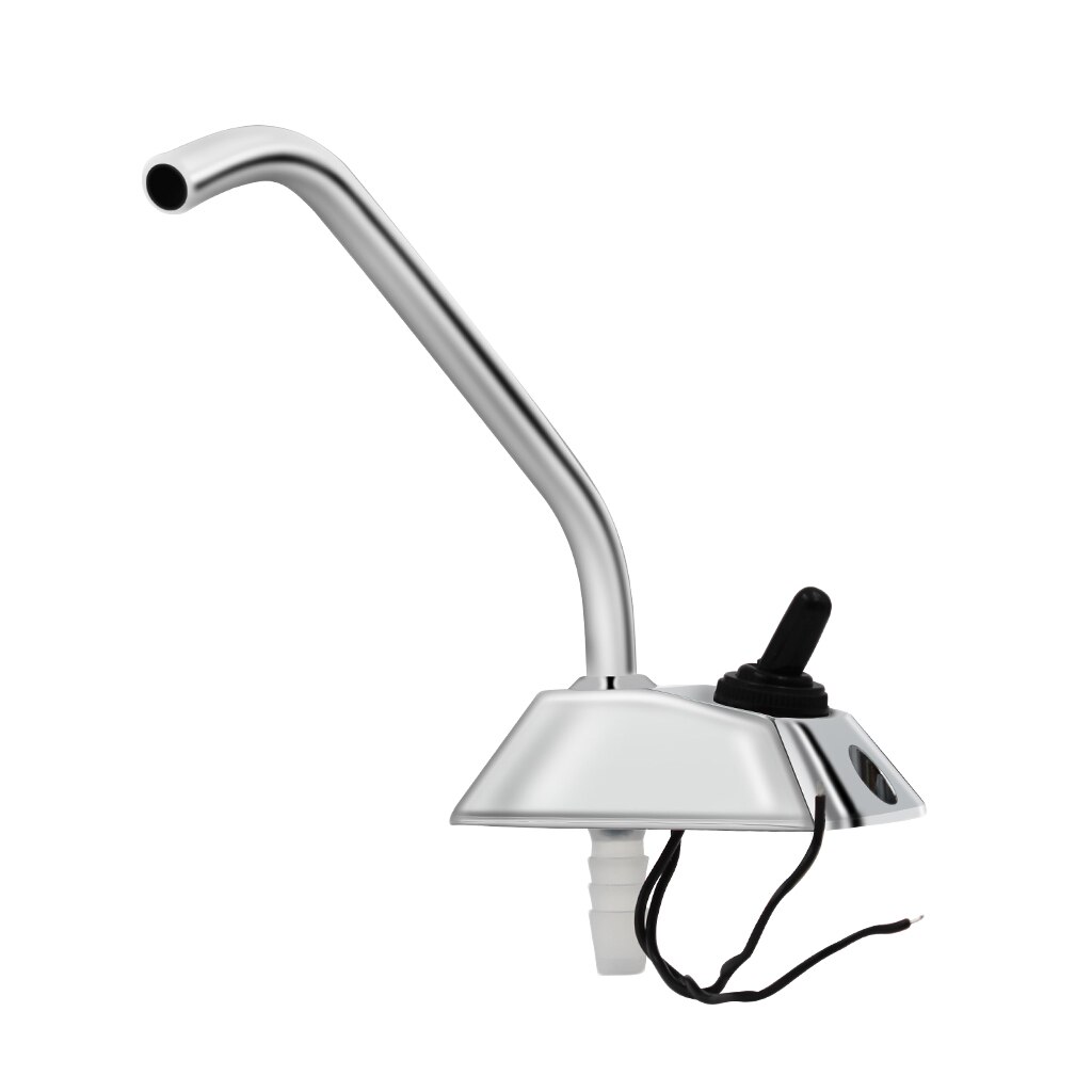 Rv Marine Aanrecht 12V Kraan Kraan Uitloop Enkel Gat Water Elektrische Kraan Tap Camper Caravan Volledige 360 Graden rotatie Kranen