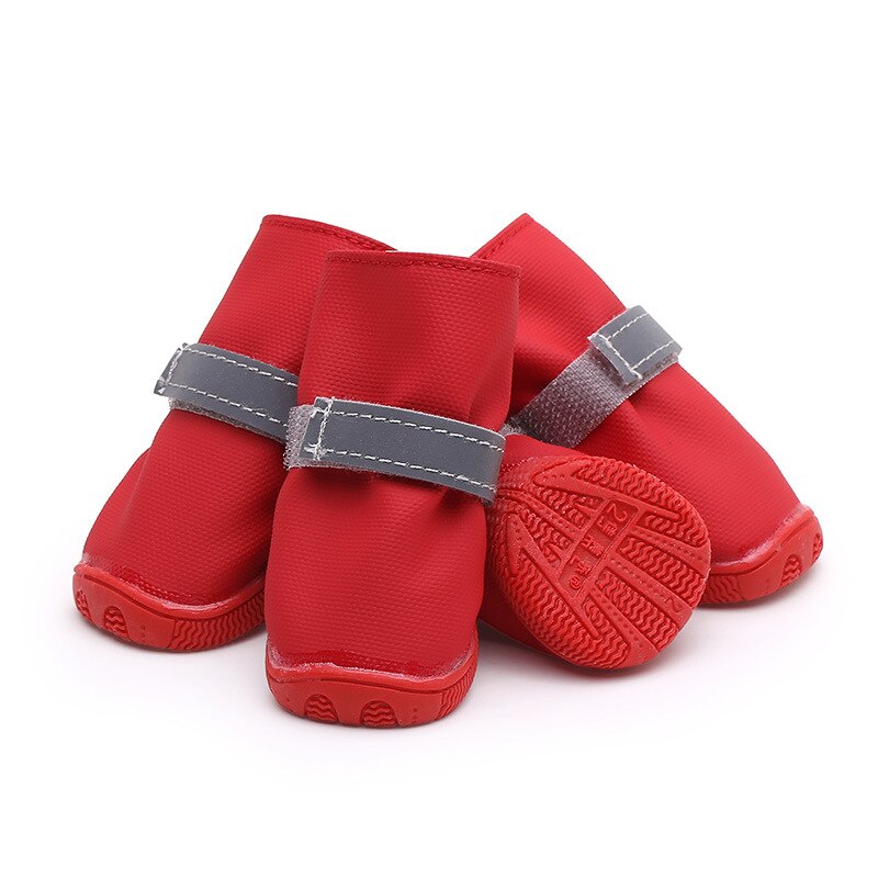 Chaussures de pluie chien imperméable pour petits chiens chaussures anti-dérapant chien de compagnie bottes de pluie pour Bichon Teddy