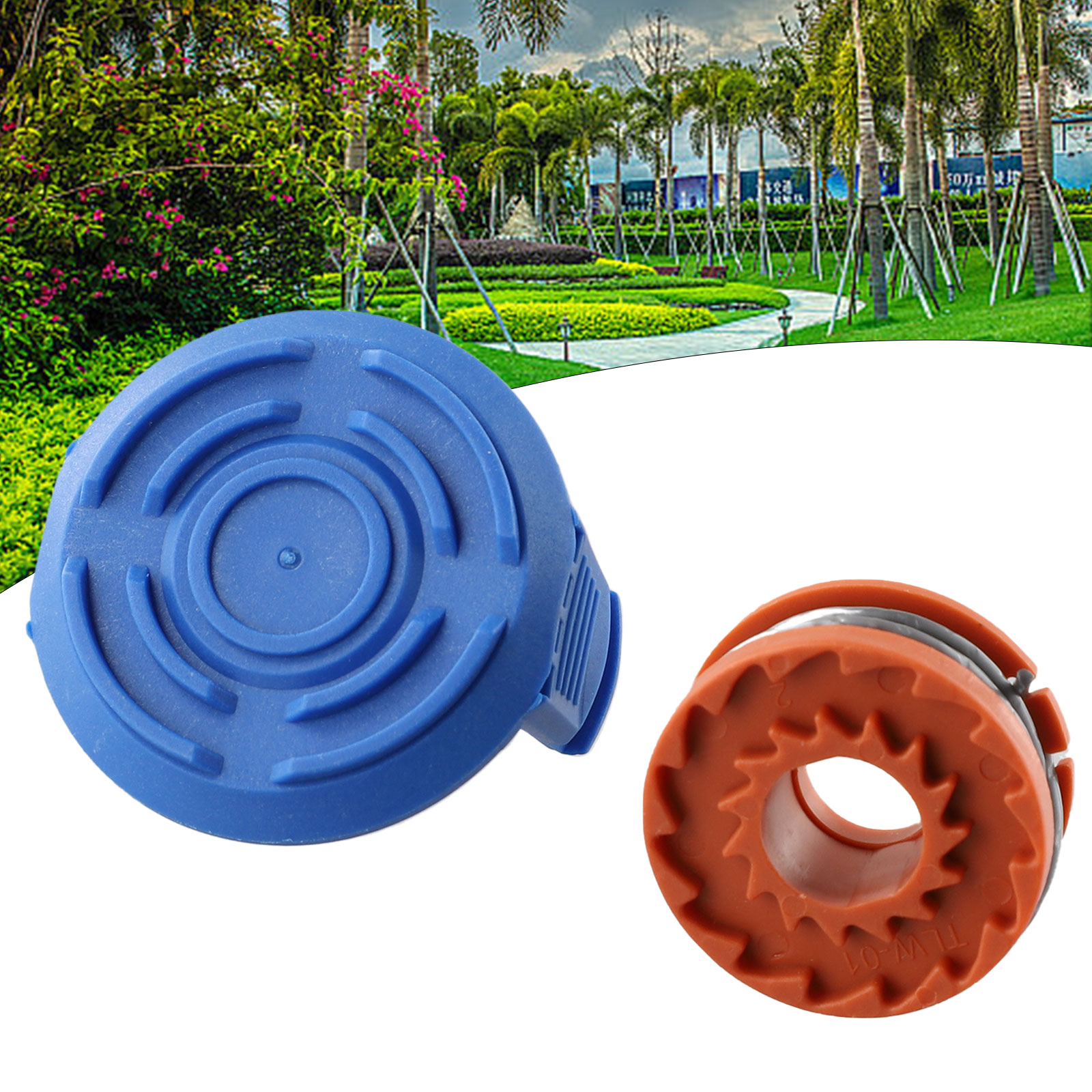 1X For MacAllister MGTP18Li Grass Trimmer Spool Line Spool Cover Cap Spring Garden Power Tool Strimmer Parts