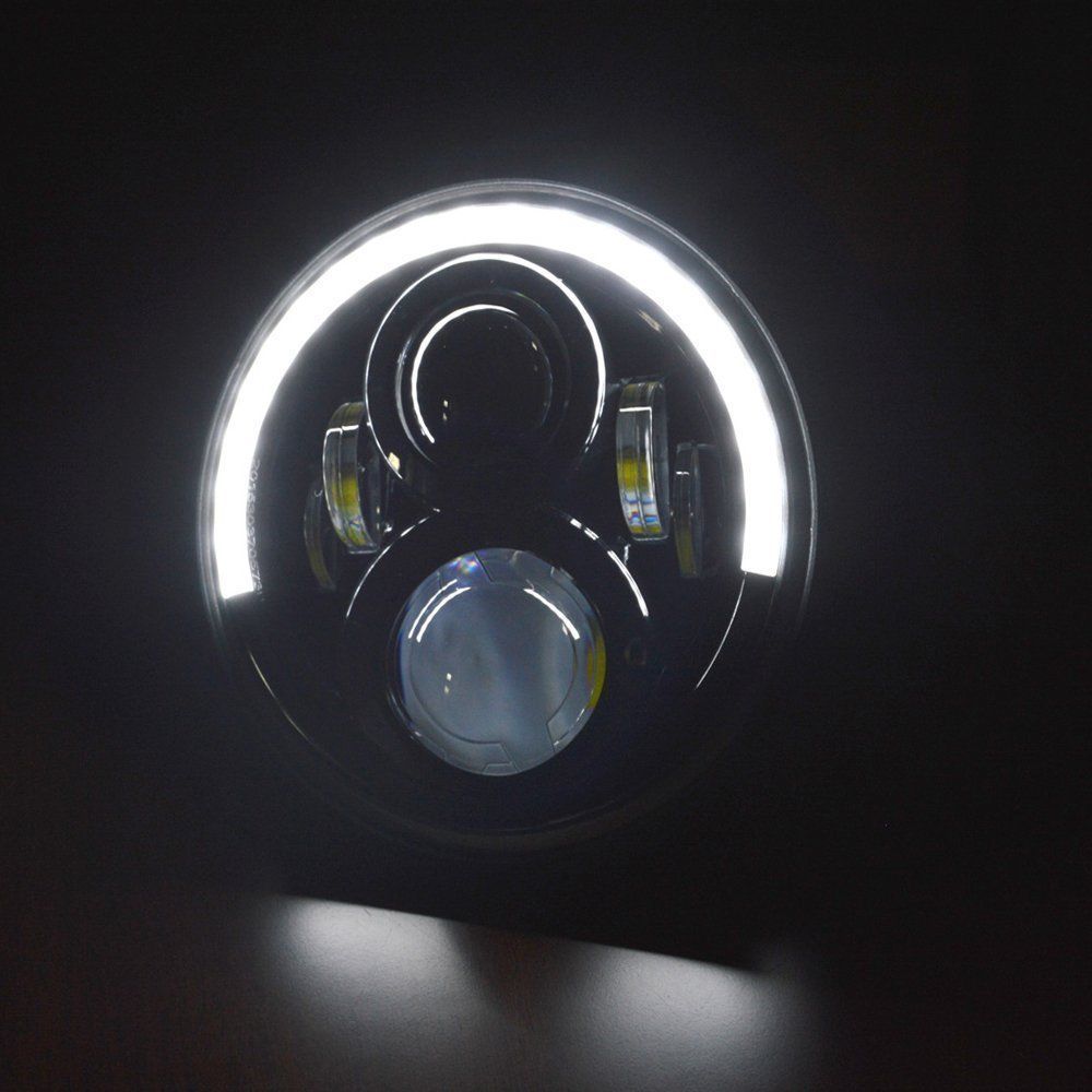 7"Round Motorcycle Headlight LED High Low Beam Lamp for BMW R1200 R Nine T Motorcycle