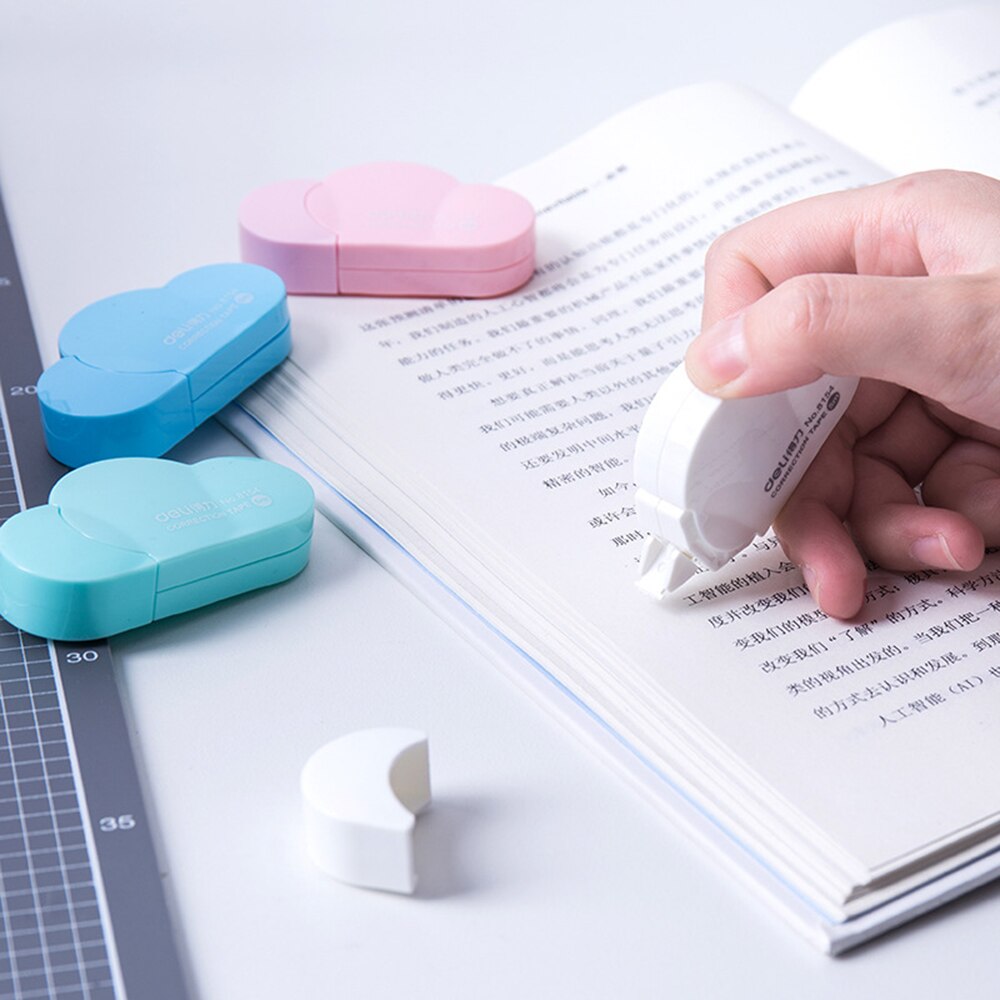1 PC Cute Mini Small Clouds Shaped Correction Tape School Office Correction Belt Kids Smear Novelty Altered Tools