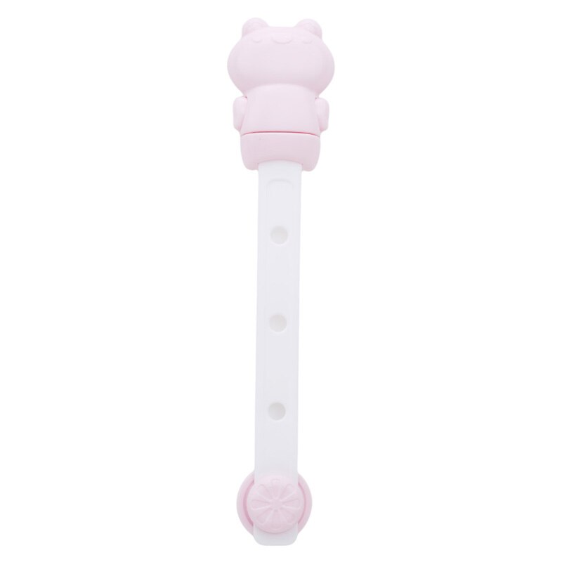 Barnsäkerhetsskåpslås babysäkert säkerhetsskydd låddörr skåplås plastskydd barnsäkerhetsdörrlås: Rosa