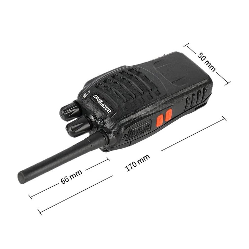 Walkie Talkie Radio Zwei-Weg Handheld Transceiver Zwei-Weg Radio USB Ladung Walkie-Talkie Kommunikator