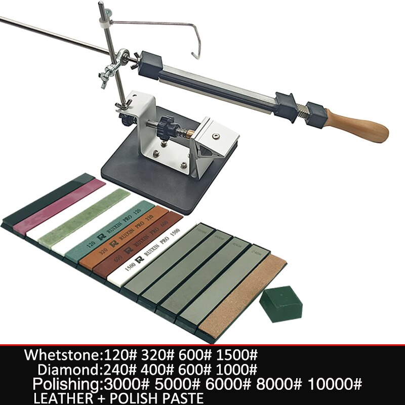 Fixed angle sharpener sharpening stone set Sharpening System Sharpeners Whetstone14~34 Angle Select 180Fast Flip: 4yuan 4jiin 5pao pg