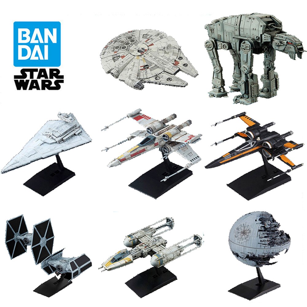 Banbai Star Wars 9 Galactic Empire Star Destroyer X-Wing Starfighter Executor Op-Op Montage Assembleren Model Collection speelgoed