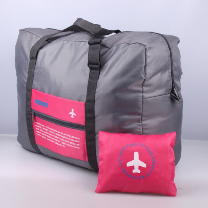 Saco de viagem oxford viagem duffel mulheres portátil grande capacidade dos homens natação ginásio saco bagagem bolsas durante a noite sacos fim de semana: Pink