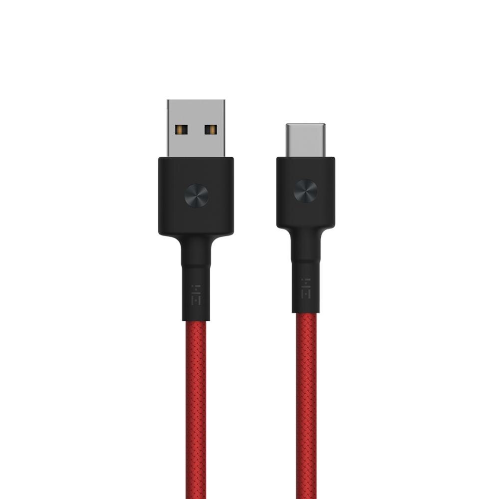 ZMI AL411/AL401/AL431 USB-A to USB-C Cable 3A FastCharge Data USB C Cable for Xiaomi Samsung Huawei mobile phone Braided Cable: red / 1m