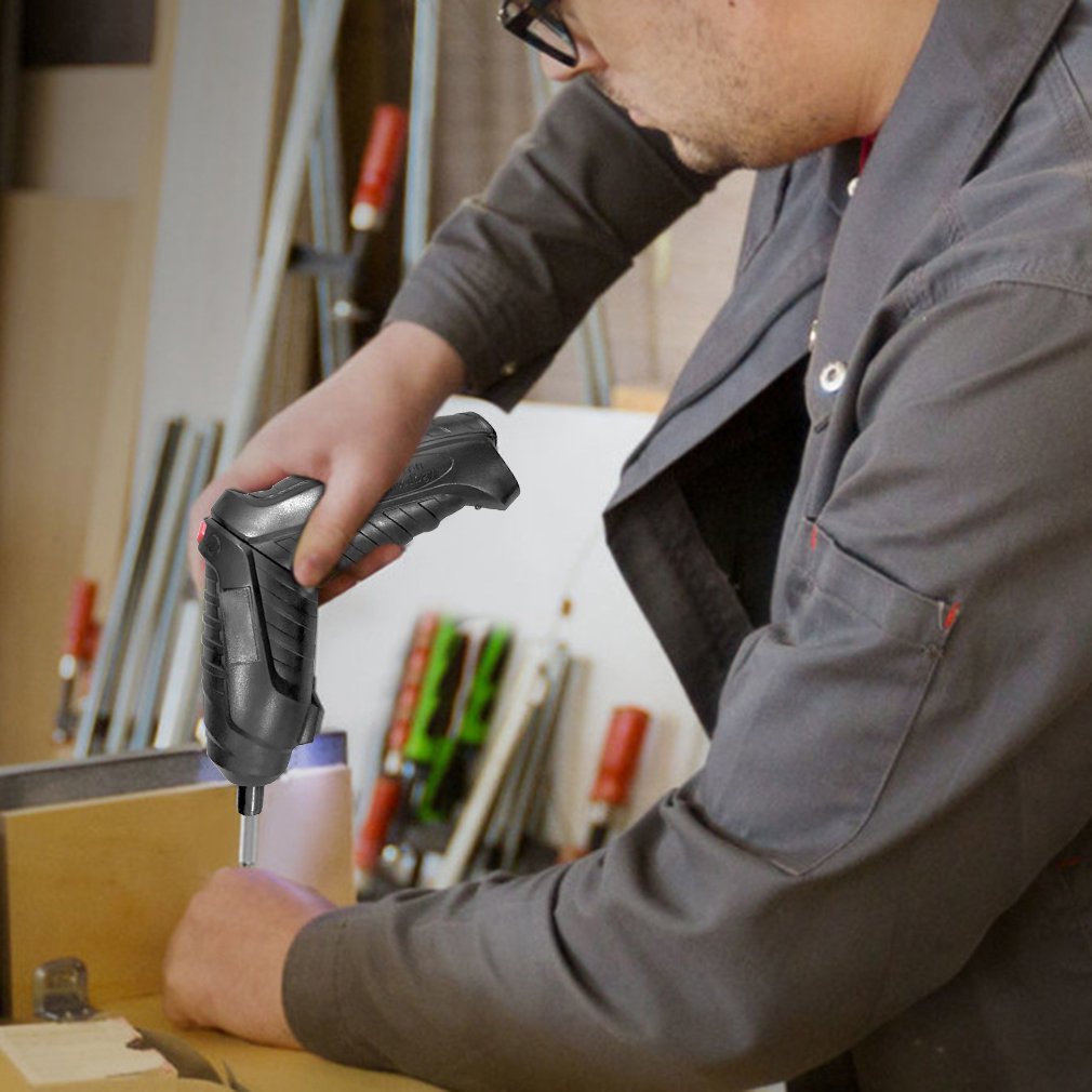 Drill Screwdriver Multifunctional Portable Cordless Drill Screwdriver Rechargeable Electric Drill Screw Driver