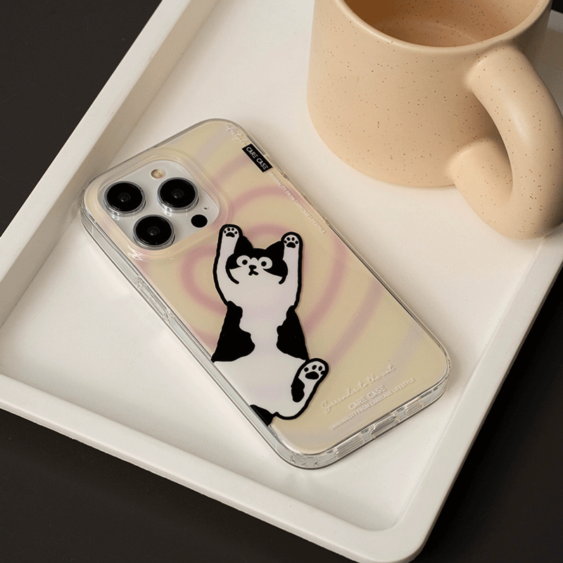 Ins coréen Niche mignon vache chat fille coque de téléphone pour iPhone 16 Pro Max 15 14 13 12 11 Mini 7 8 Plus Simple Y2K coques de téléphone