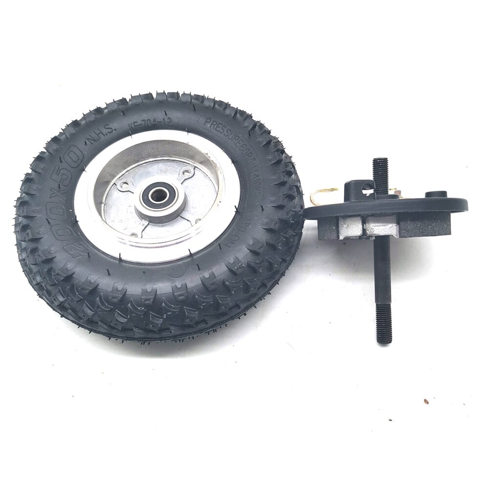 Neumático de moto eléctrica con rueda de 8 pulgadas, cubo de rueda de aleación, Scooter de 200x50, neumático de freno de tambor todoterreno, vehículo eléctrico de inflado