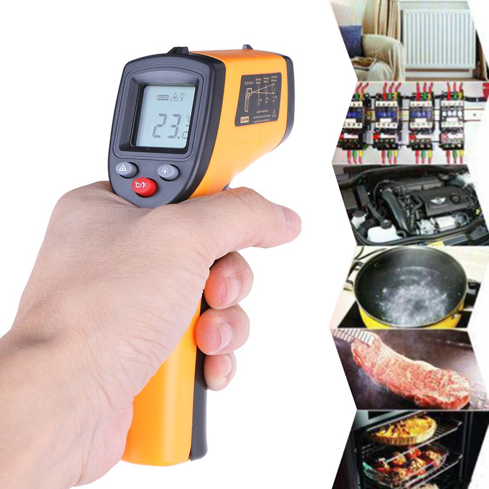GM320 LCD Digital Non Contact Infrared Thermometer Temperature Meter Pyrometer home kitchen infrared thermometer swimming pools