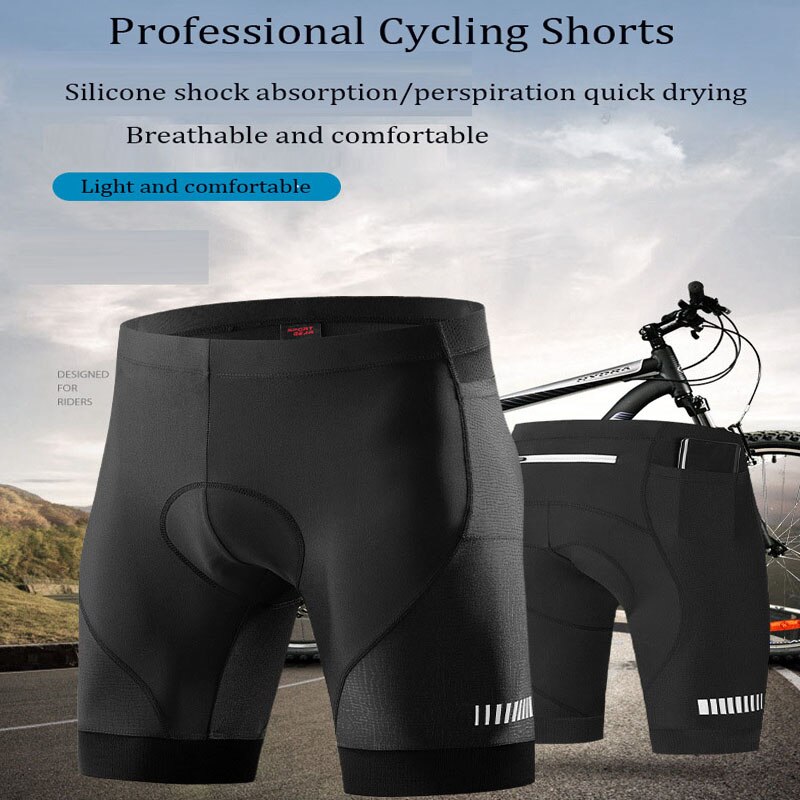 Biker Shorts 4D Padded Fietsen Fiets Shorts Ademend Reflecterende Mtb Weg Mountainbike Sport Broek Us/Eu Size