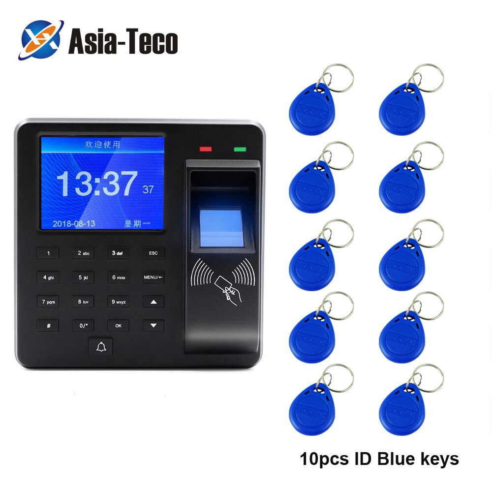 M10 biometrisk fingeraftryk adgangskontrol intercom maskine digitalt elektrisk rfid adgangssystem til dørlås nøgler tags: M10 og 10 id taster