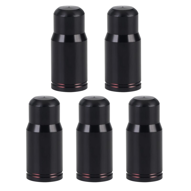 Valve Caps, Bicycle Dust Caps-Schrader Presta Bikes Cover for Mountain / Road Bike, Bicycle Accessories,5 Pieces: Black P