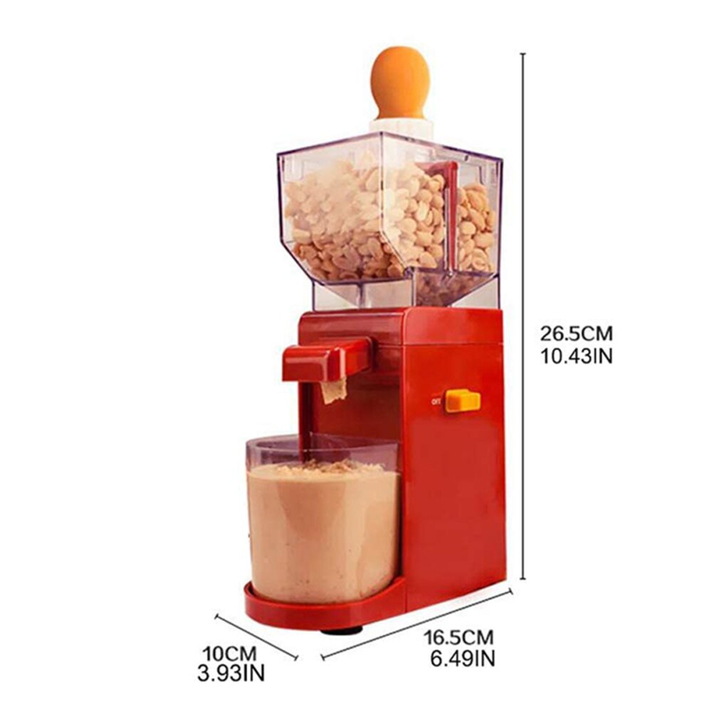 Portable EU/US Home Peanut Butter Food Processor Fully Automatic Small Grinder Sesame Paste Machine Electric Automatic Refiner