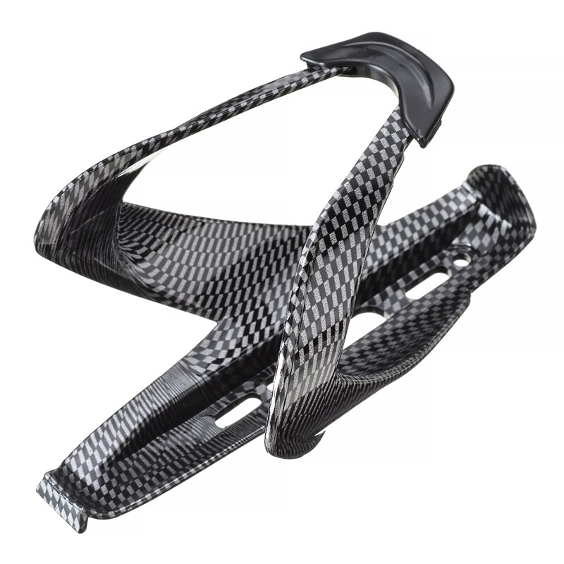 1 Pc Carbon Fiber Fietsen Fiets Drank Water Fles Zwarte Mount Sport Glazen Fles Houder Kooien