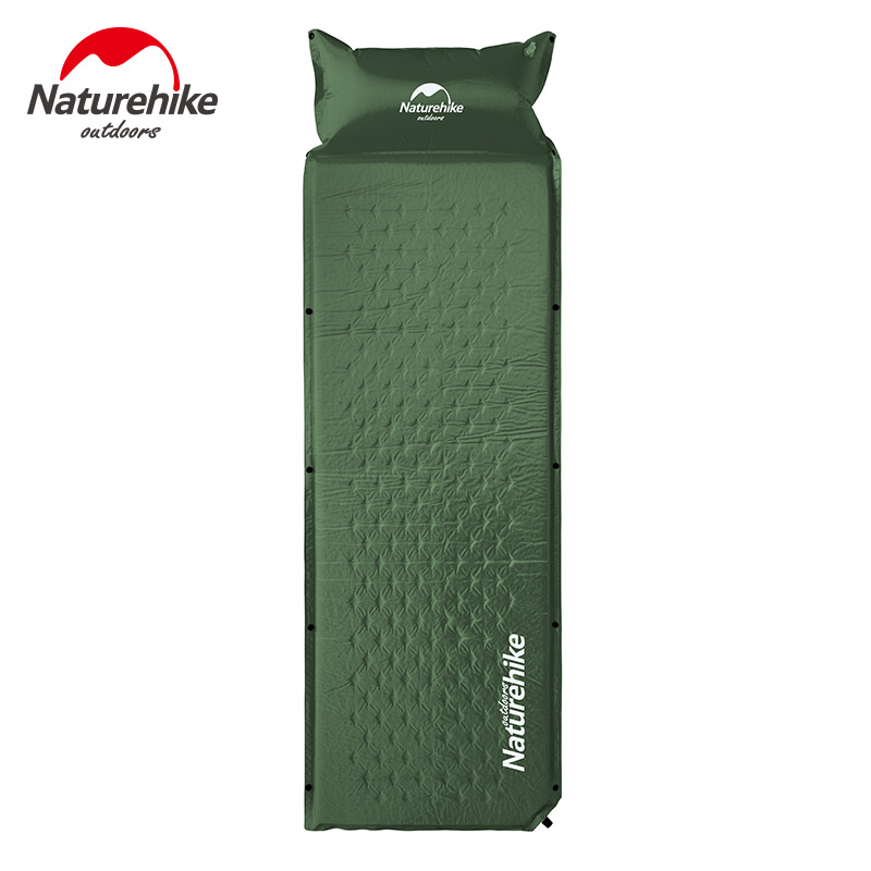 Automatische Opblaasbare Matras Outdoor Draagbare Enkele Matras In De Kamp Vochtwerende Colchao Inflavel Camping Tent: green