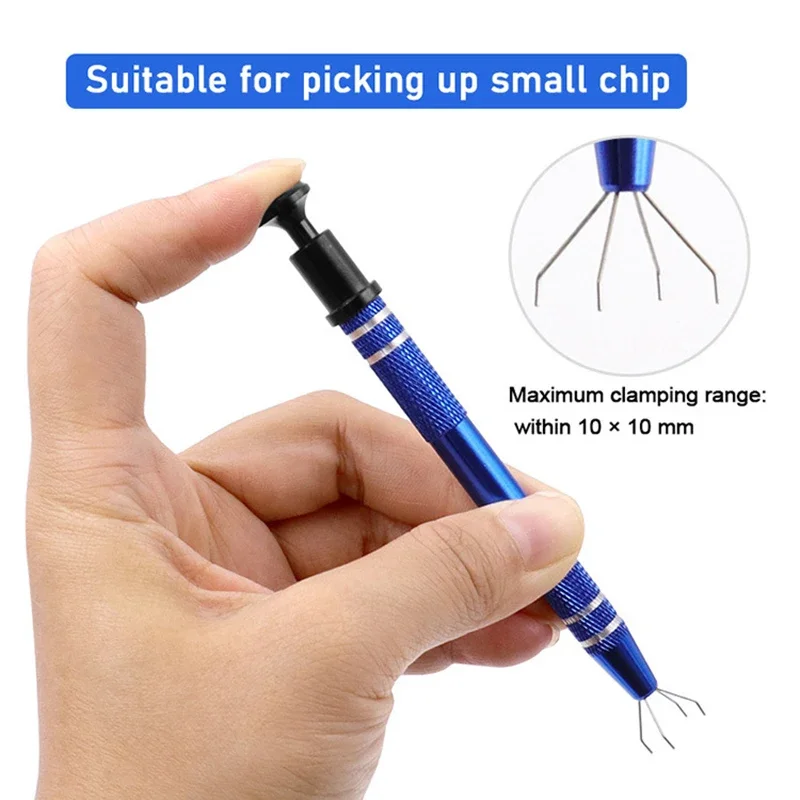 IC Chip Remover Tool Elektronische Komponente Extractor Puller Diamant Schmuck Klaue Pinzette für Kleinteile Pickup Handwerkzeuge